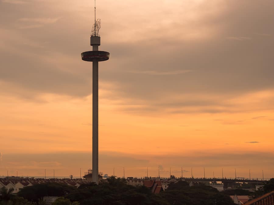 Menara Taming Sari Tower, one of the top places to go in Malacca