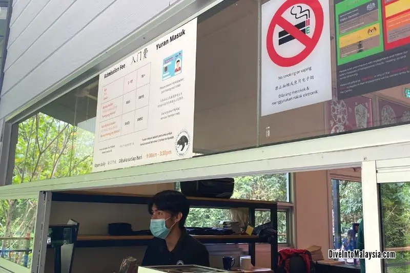 Bornean Sun Bear Conservation Centre entrance fees