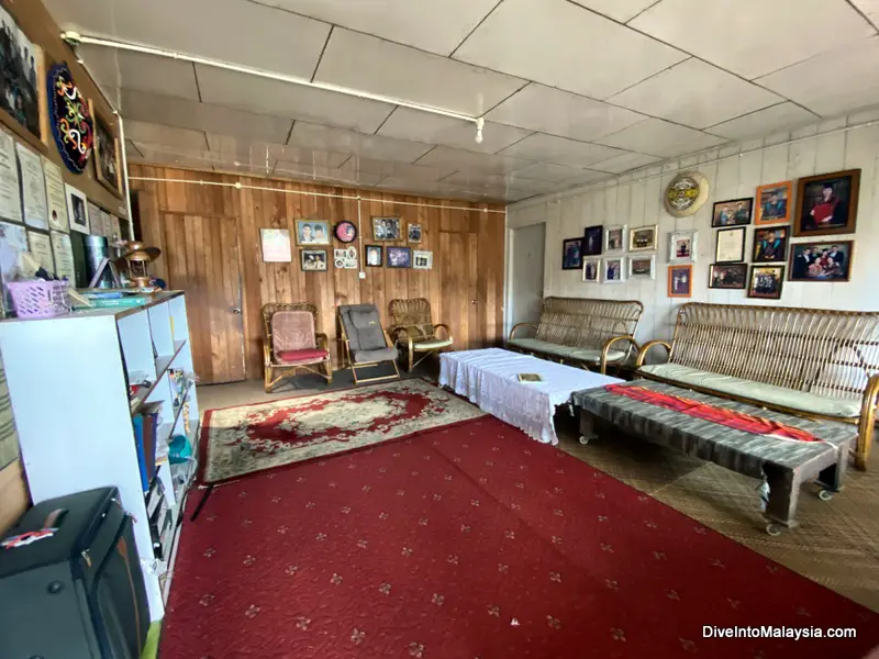 Bario Asal Longhouse homestay common area