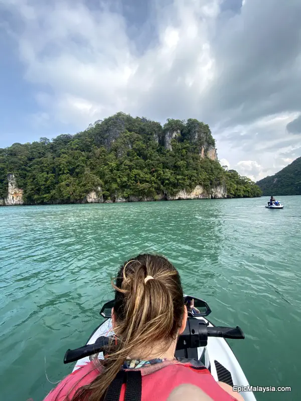 Jet ski island hopping tour from Langkawi