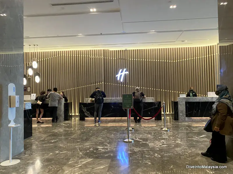 Reception area Holiday Inn JOhor Bahru City Centre