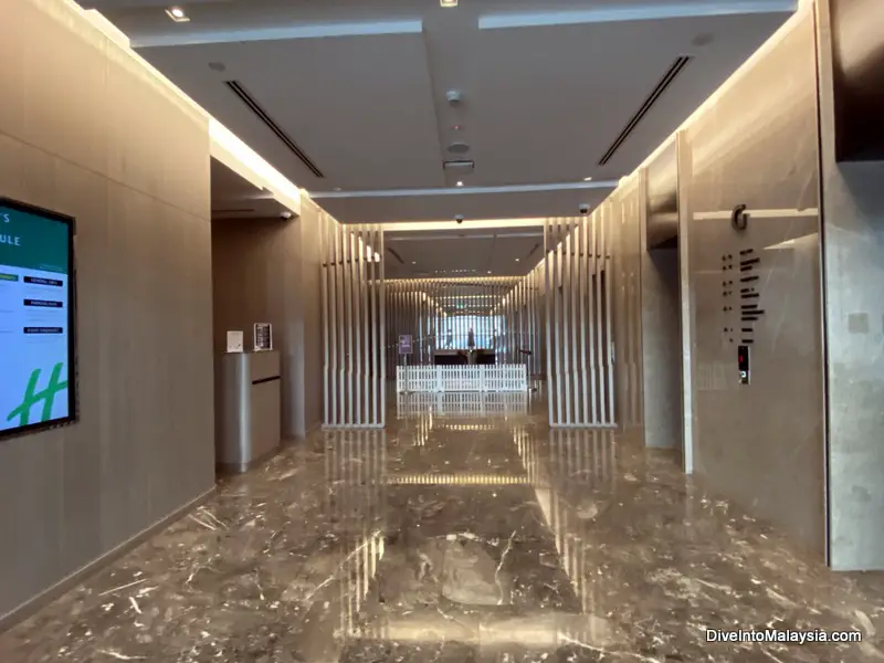 The entrance to Holiday Inn Johor Bahru City Centre