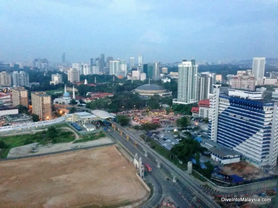 Views from Bejaya Times Square Hotel premier room