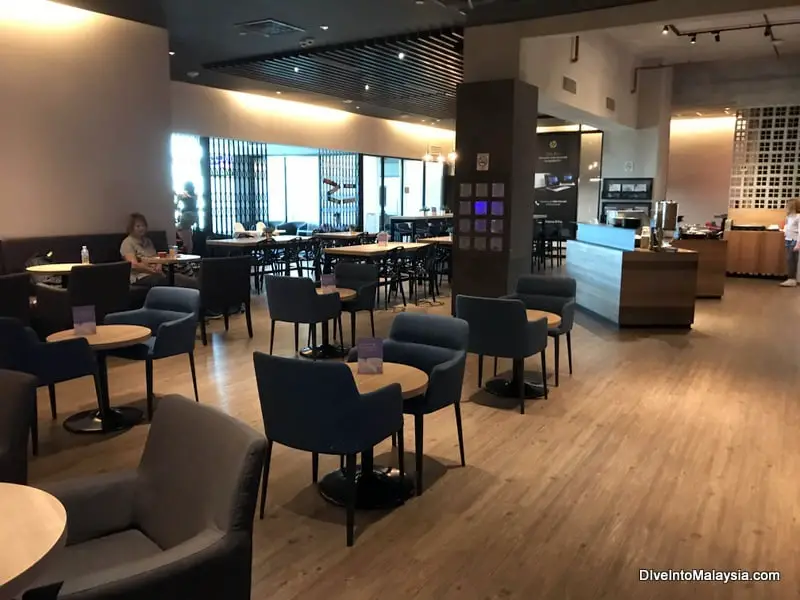 Inside the AirAsia Premium Red Lounge at KLIA2