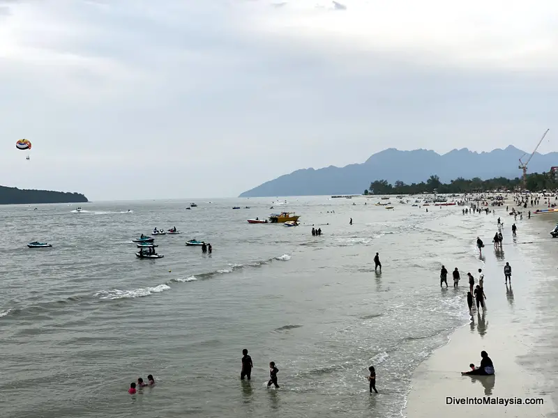 Jet skis at Pantai Cenang Langkawi