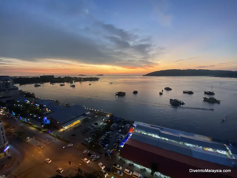 Sunset in Kota Kinabalu
