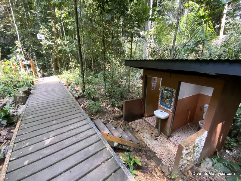 Taman Negara Canopy Walk toilets