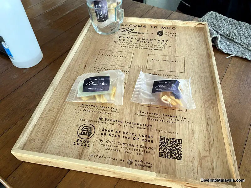 Muo Boutique Hotel tea options