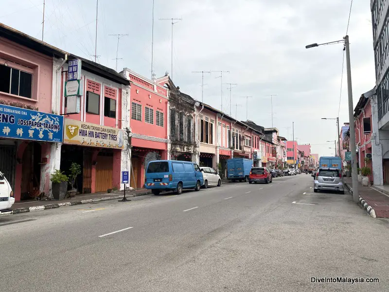 Muar Johor pink street