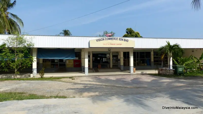 Duty free shop in Tekek Tioman