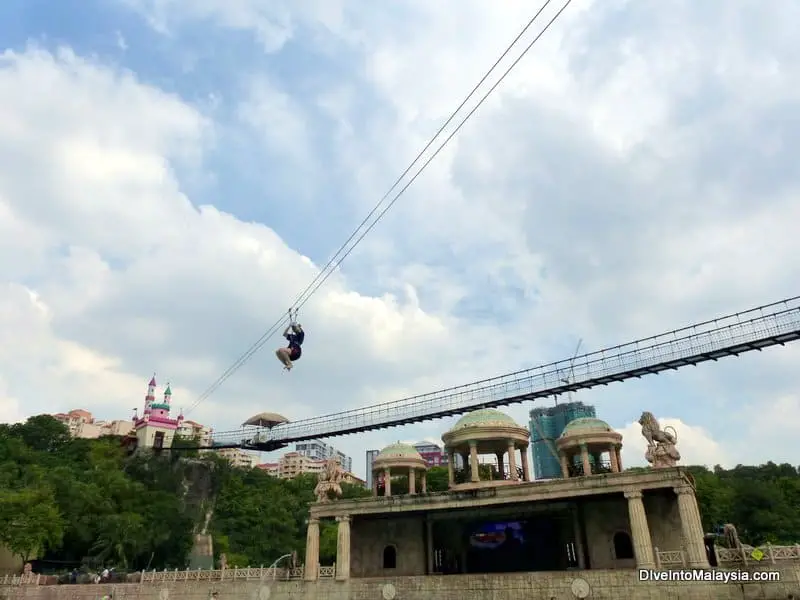 Sunway Lagoon flying fox