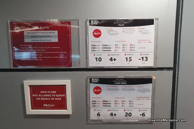 KidZania Kuala Lumpur Activity guide